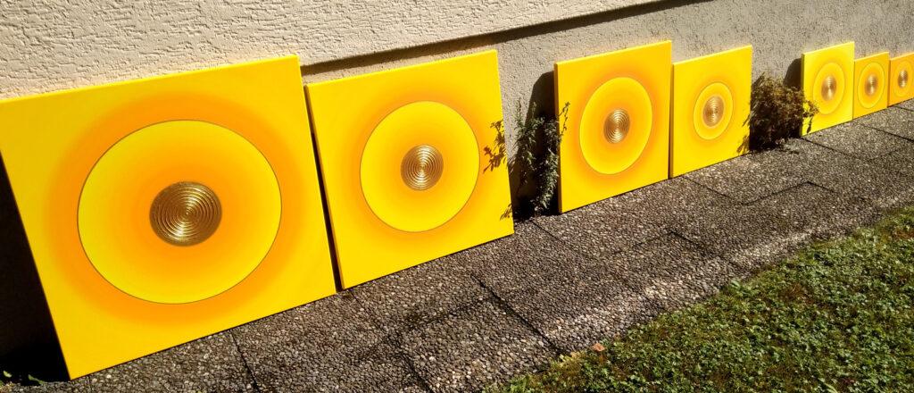 Heil-Kraft-Bilder in 7 Größen, Acryl auf Leinwand